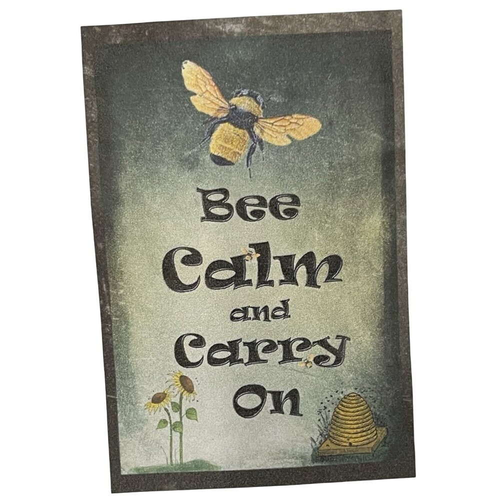 Bumble Bee Hive Garden Flag Spring Summer Decor Farmhouse Rustic Cottage Prairie
